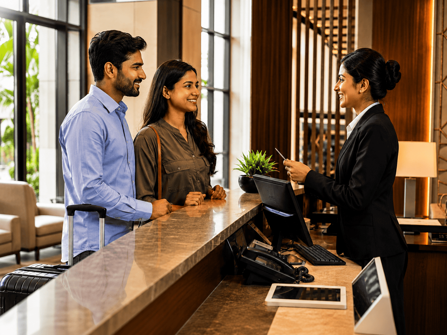Connected resort booking and front-office operations